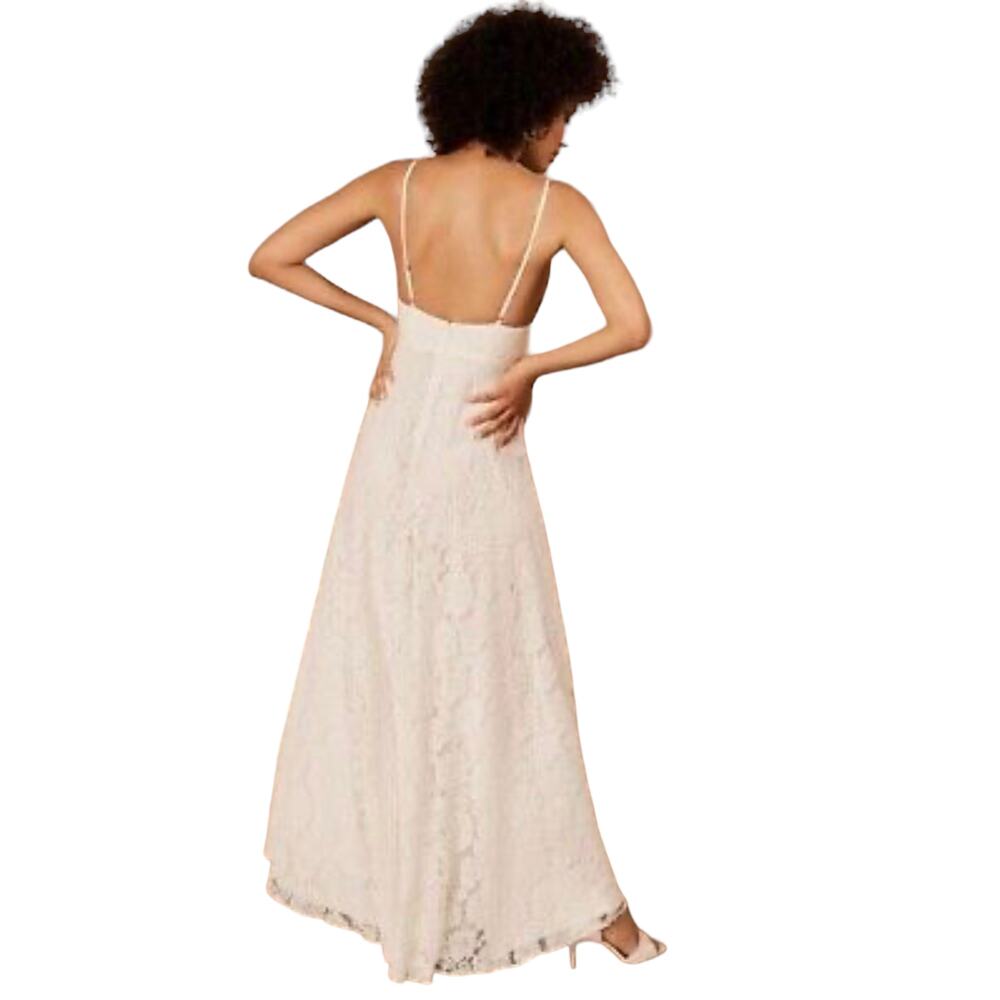Fame and Partners Charlotte White Maxi Dress Size 2 - Picture 11 of 16
